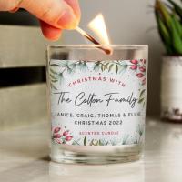 Personalised Christmas With….. Scented Jar Candle Extra Image 2 Preview